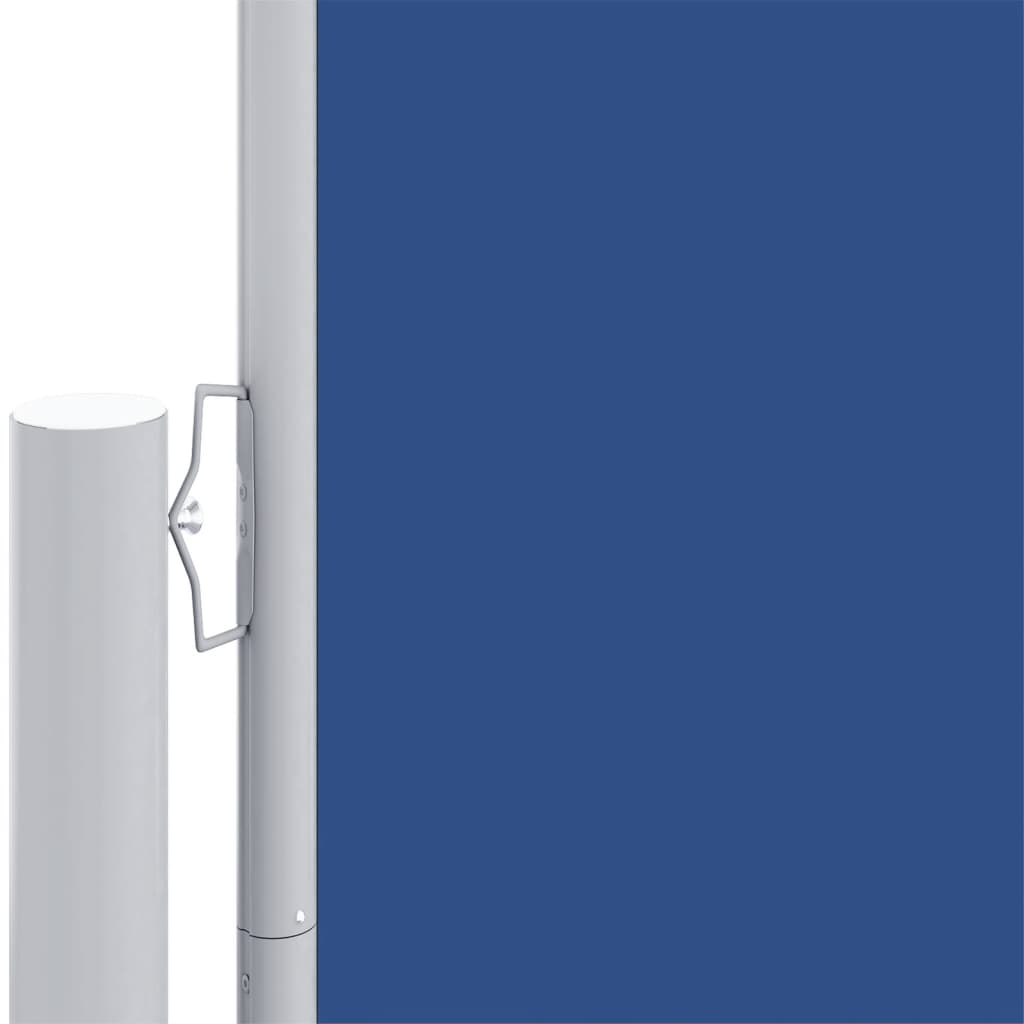 vidaXL sammenrullelig sidemarkise 180x1200 cm blå