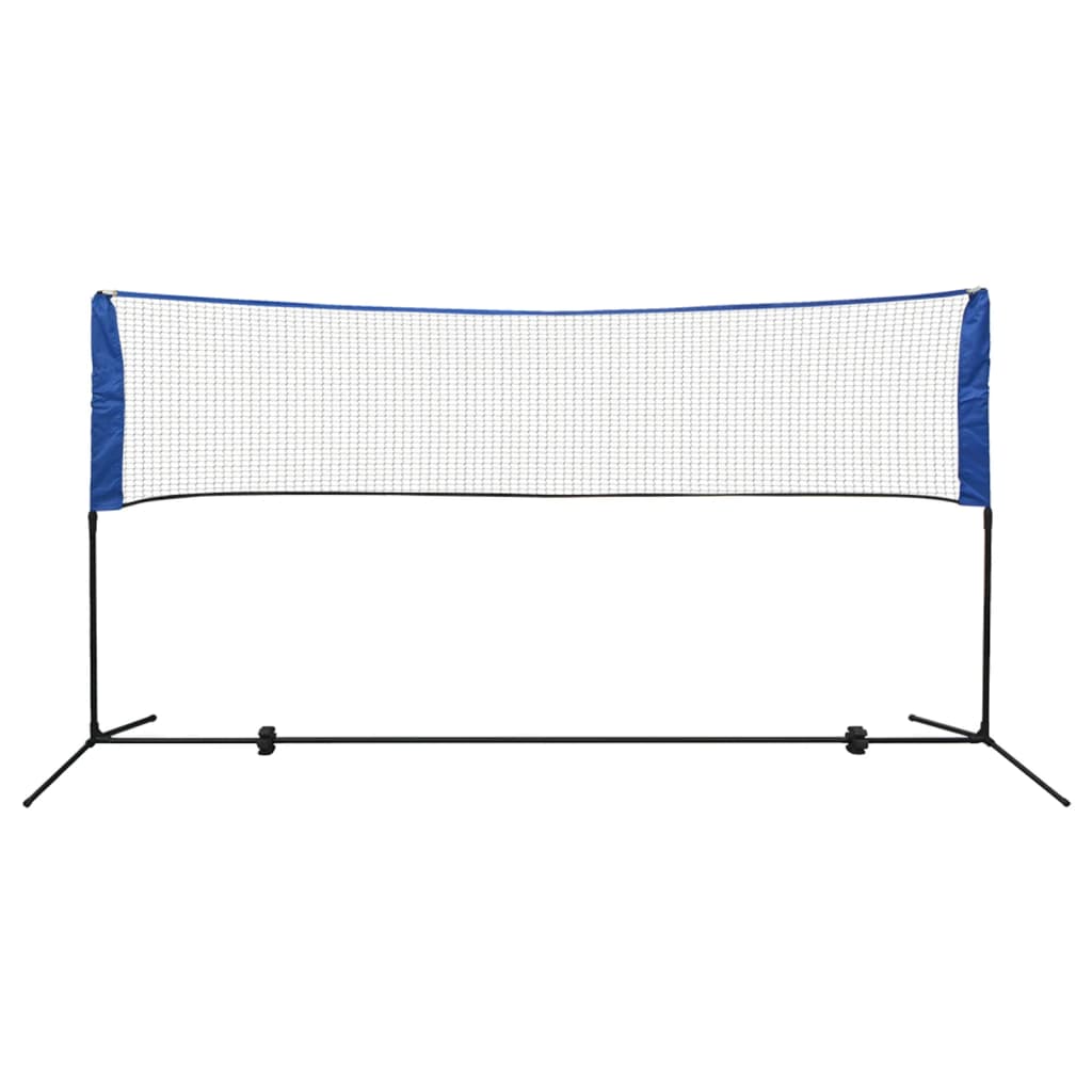 vidaXL badmintonsæt med net og fjerbolde 300 x 155 cm