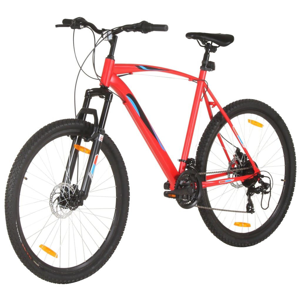 vidaXL mountainbike 21 gear 29 tommer hjul 53 cm stel rød