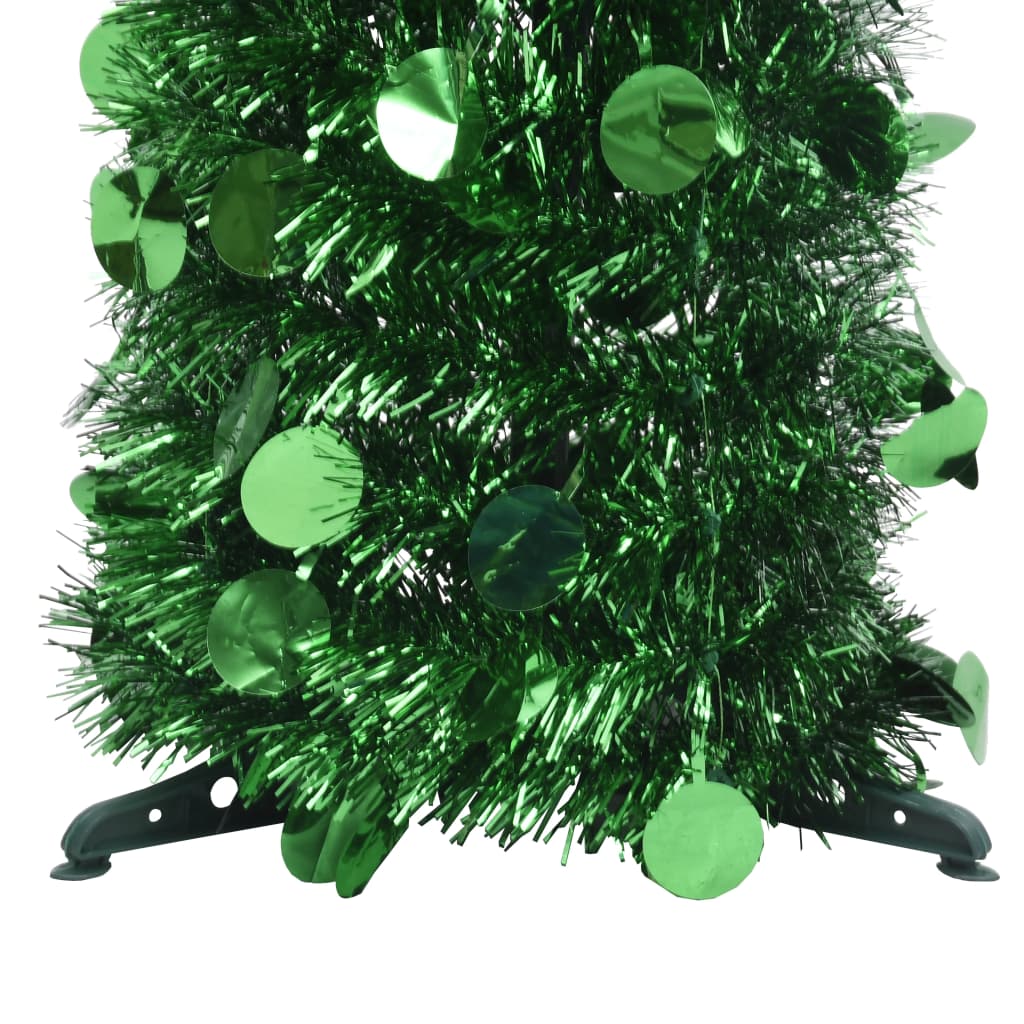 vidaXL kunstigt pop op-juletræ 150 cm PET grøn