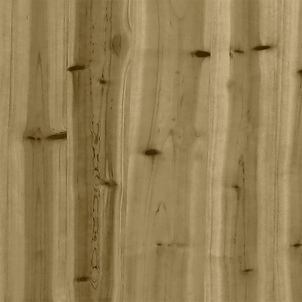 vidaXL 3-personers havesofa 189x60x62 cm imprægneret fyrretræ