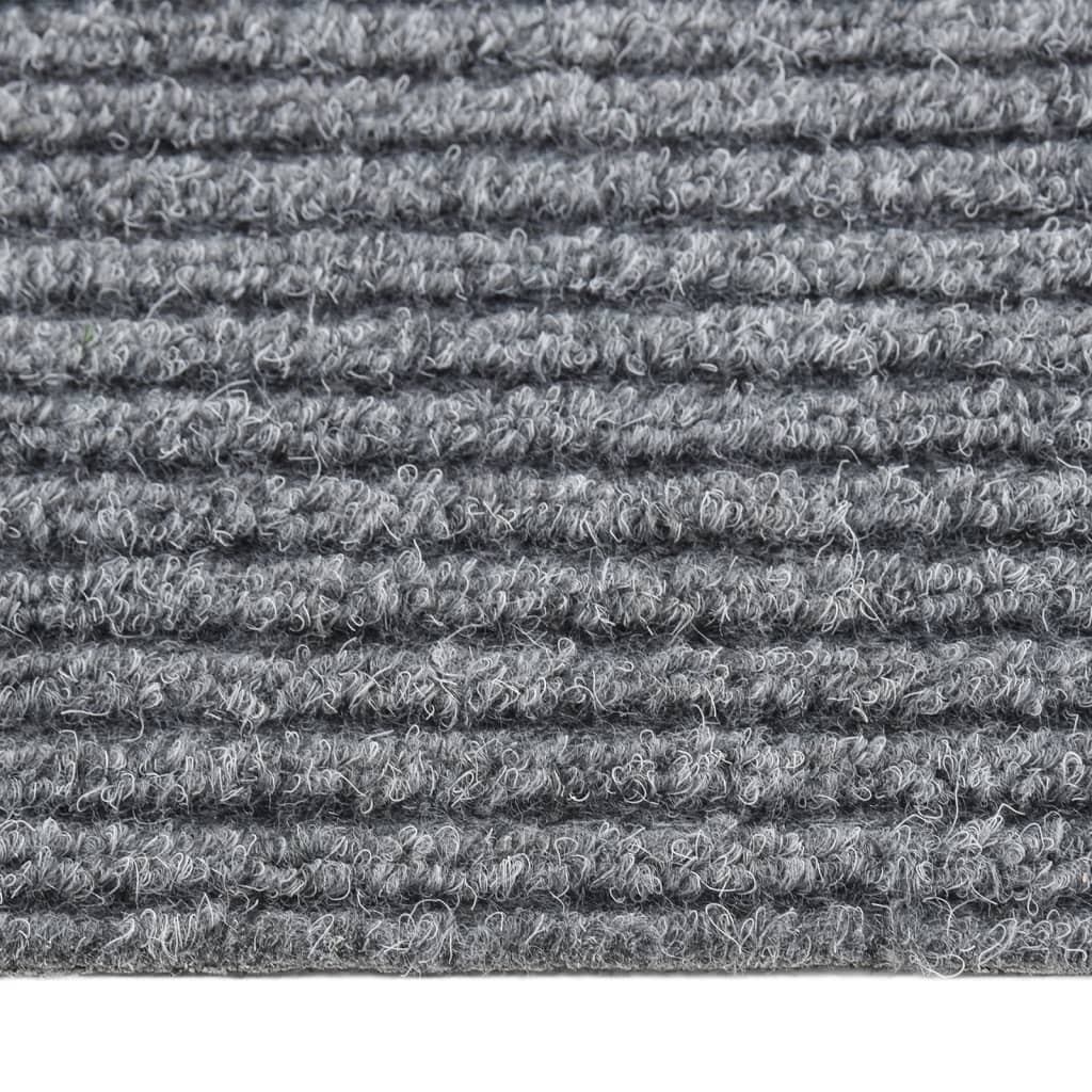 vidaXL snavsbestandig tæppeløber 100x250 cm grå
