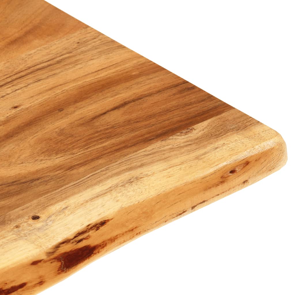 vidaXL bordplade til toiletbord 114x52x2,5 cm massivt akacietræ