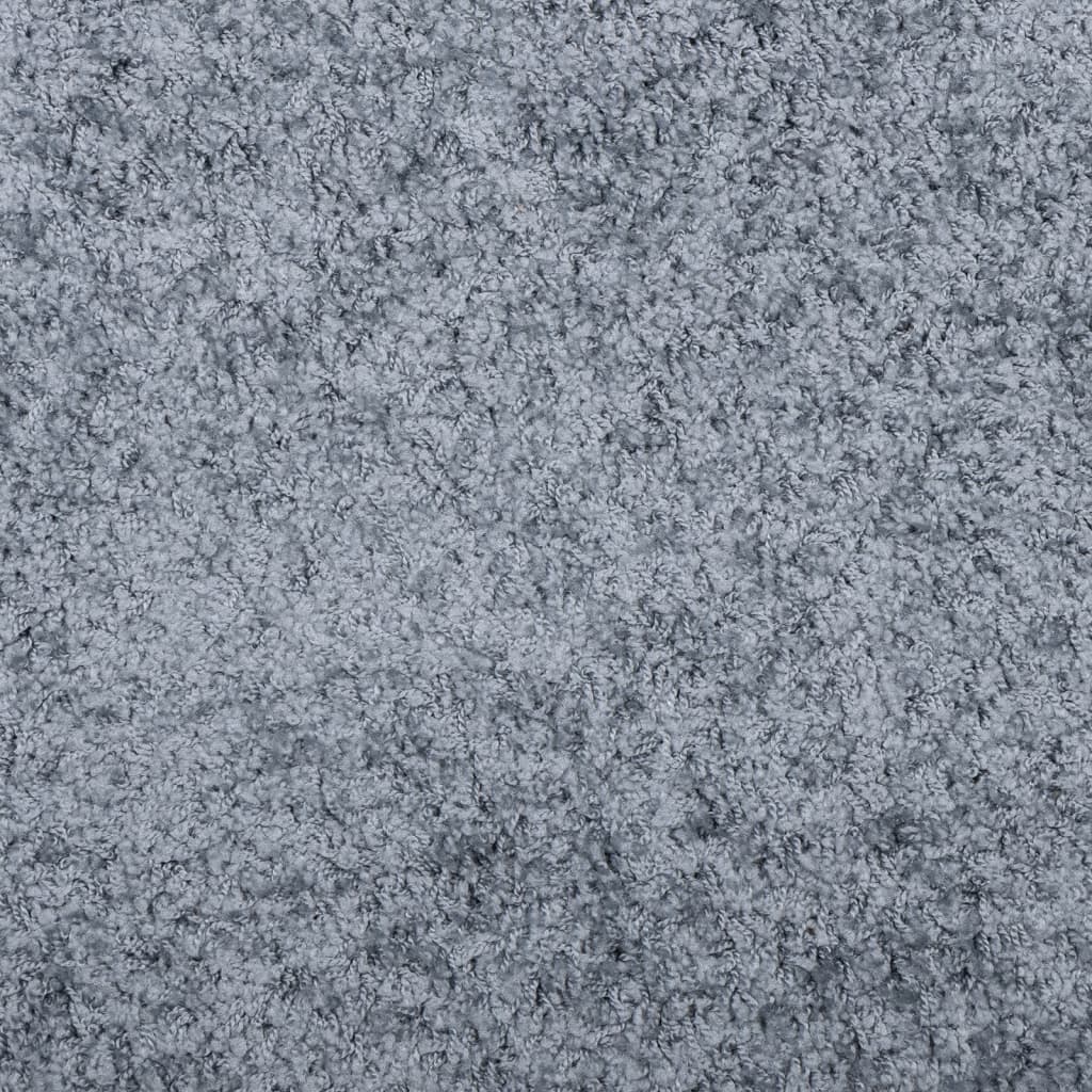 vidaXL shaggy gulvtæppe PAMPLONA 60x110 cm høj luv sort