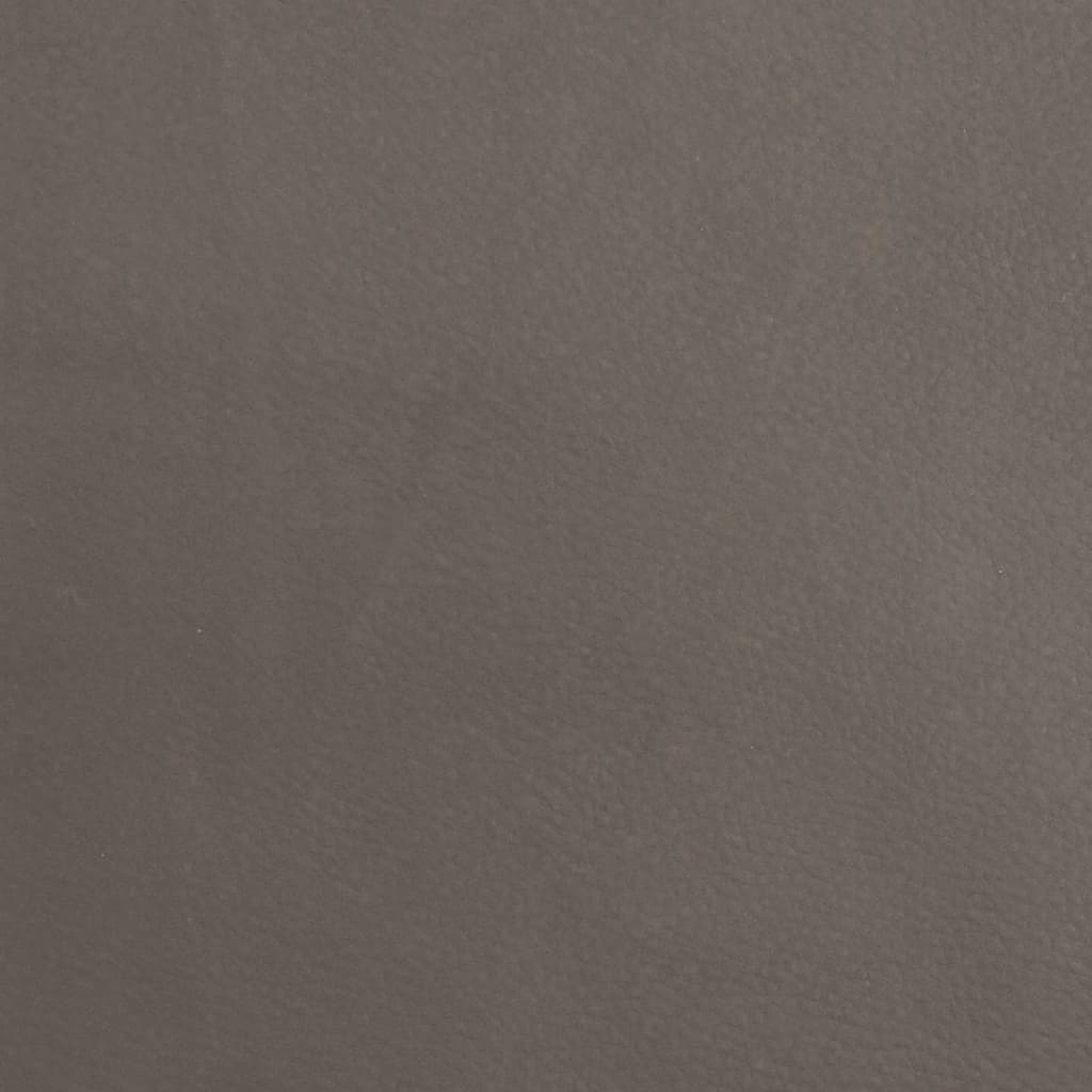 vidaXL fodskammel 45x29,5x35 cm kunstlæder grå