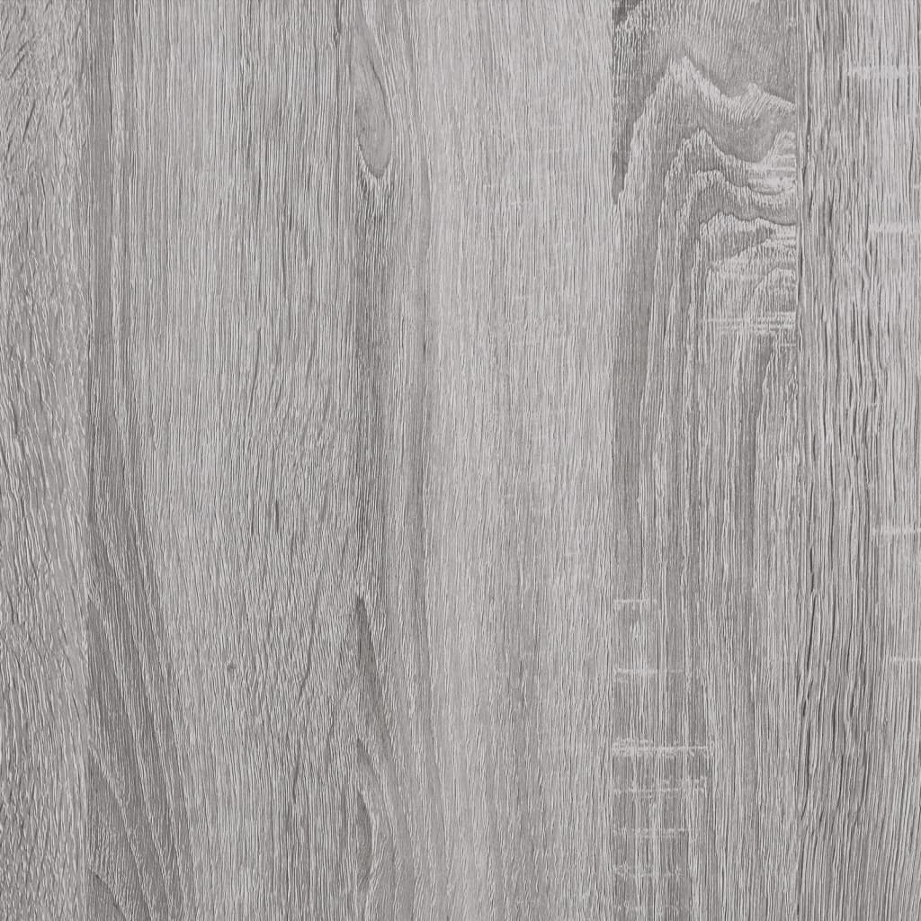 vidaXL væghylder 4 stk. 100x50x1,5 cm konstrueret træ grå sonoma-eg