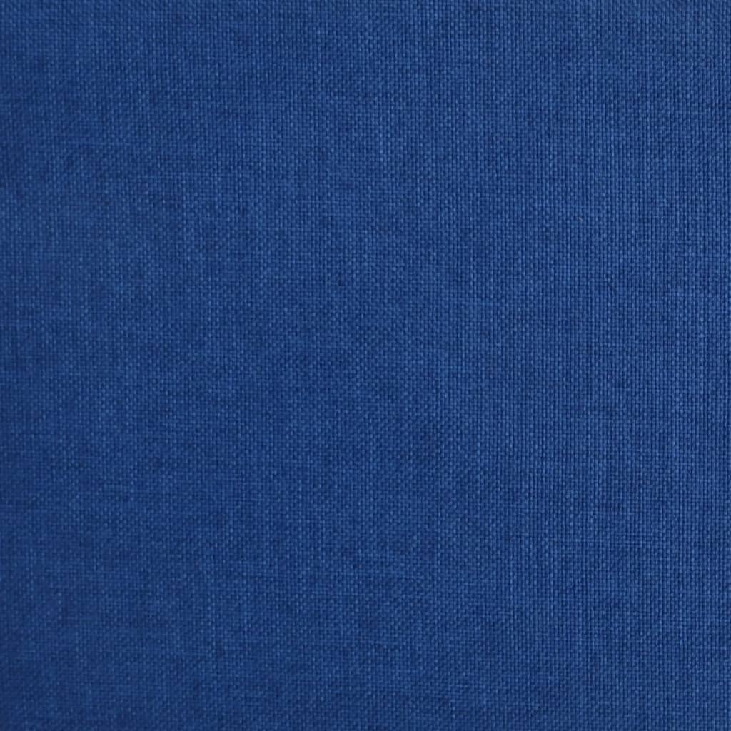 vidaXL fodskammel 78x56x32 cm stof blå
