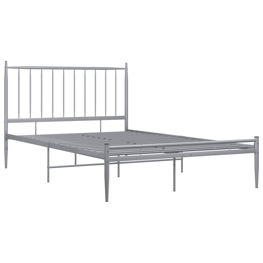 vidaXL sengestel 120x200 cm metal grå