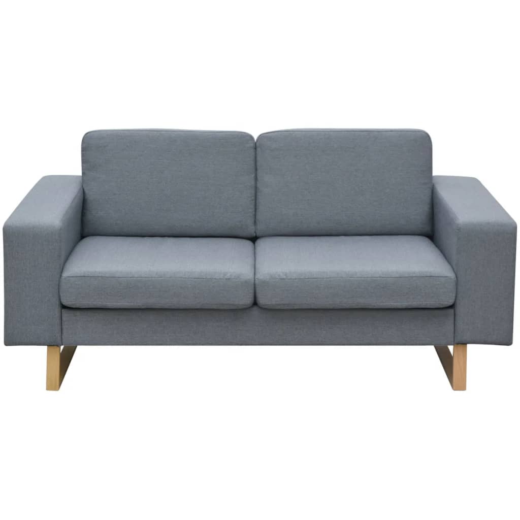 vidaXL 2-sæders og 3-sæders sofasæt i lysegrå