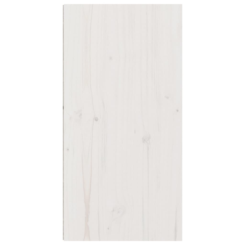 vidaXL vægskabe 2 stk. 30x30x60 cm massivt fyrretræ hvid