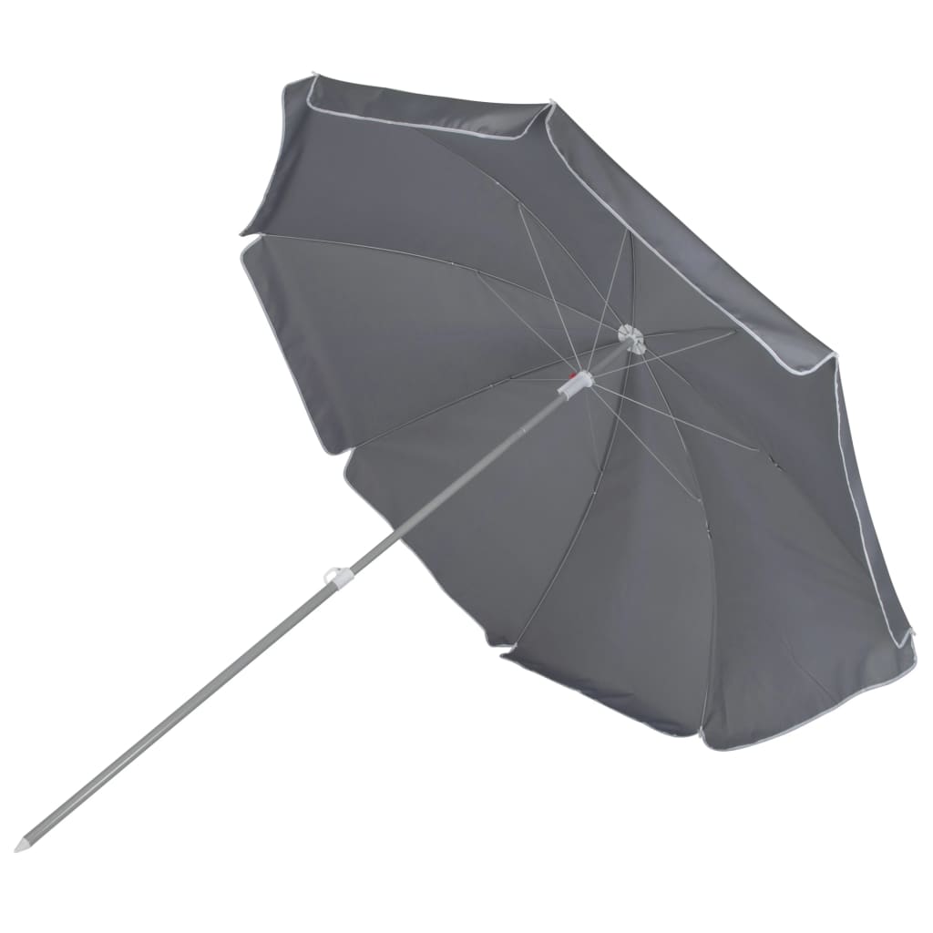 Bo-Camp parasol 165 cm grå