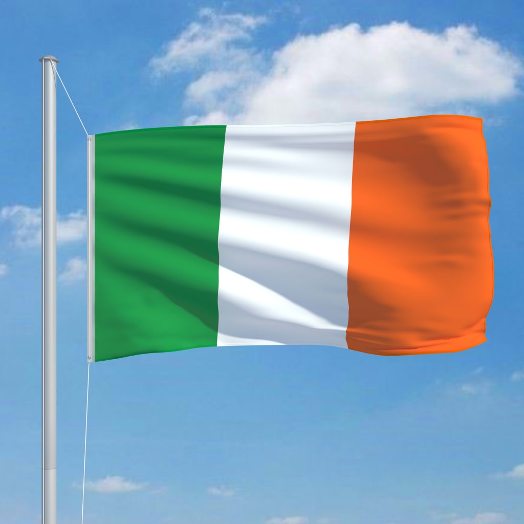 vidaXL Irlands flag 90x150 cm