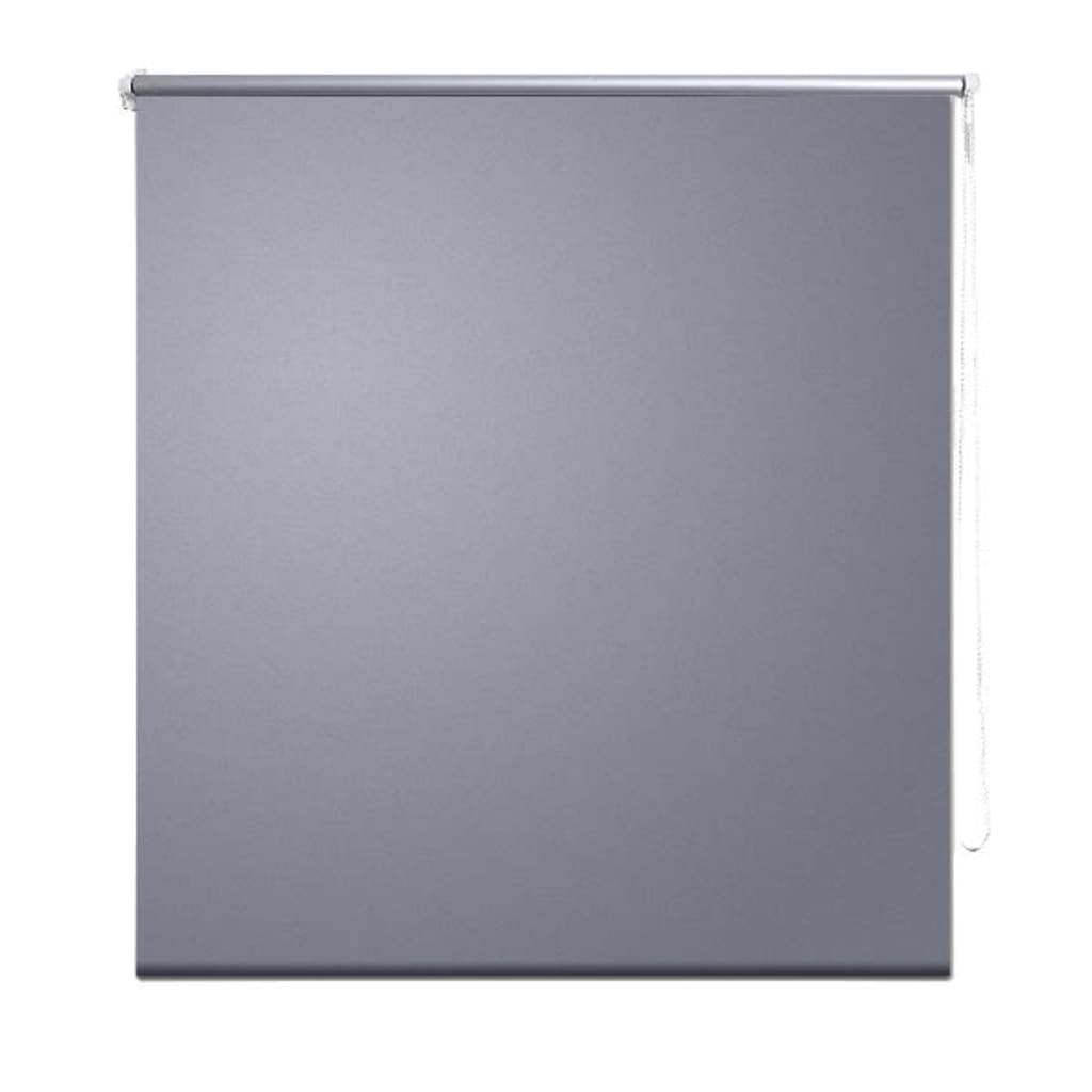 Mørklægningsrullegardin 120 x 75 cm grå