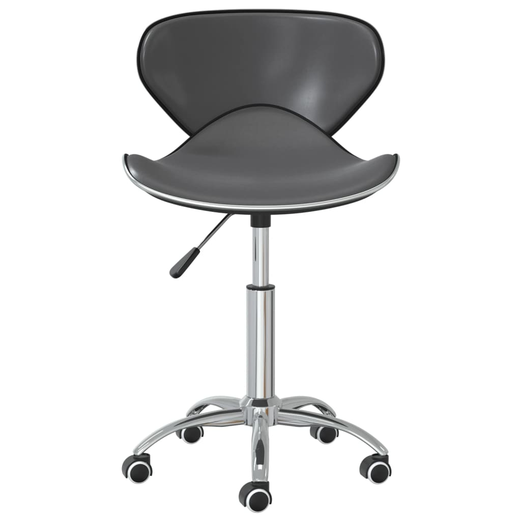 vidaXL drejelige spisebordsstole 6 stk. kunstlæder grå
