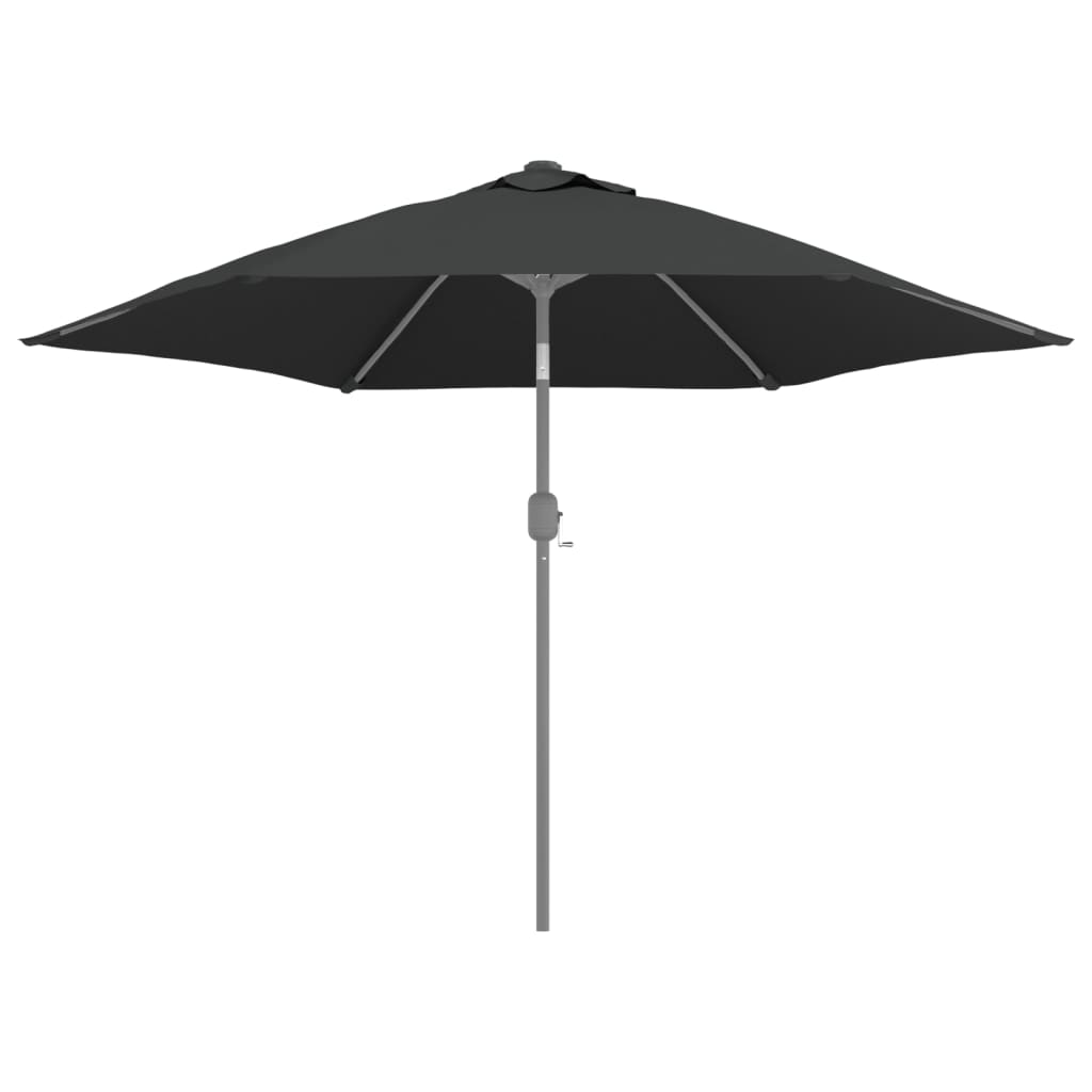 vidaXL udskiftningsdug til parasol 300 cm antracitgrå