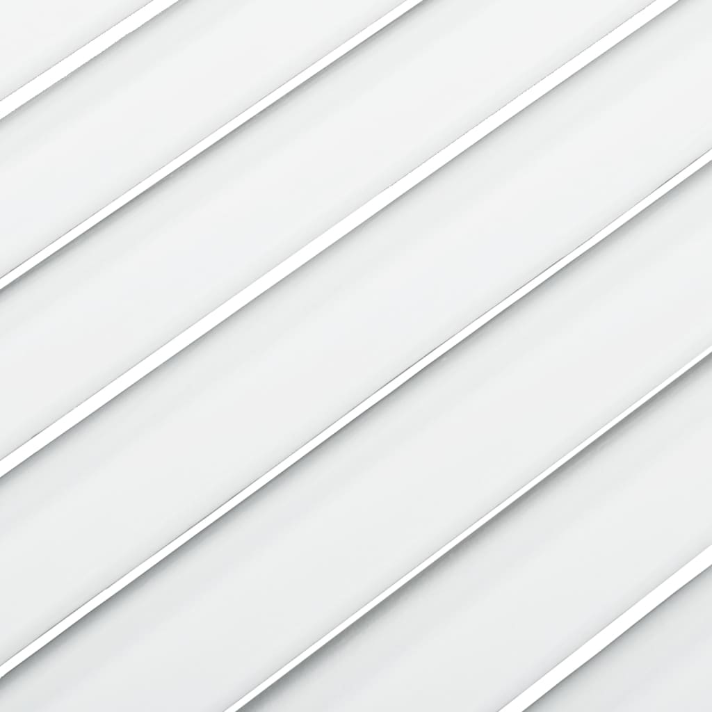 vidaXL skabslåger 2 stk. 39,5x49,4 cm lameldesign massivt fyr hvid