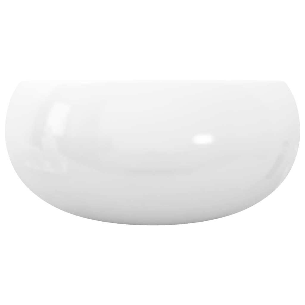 vidaXL keramisk badeværelsesmøbelsæt 2 dele hvid