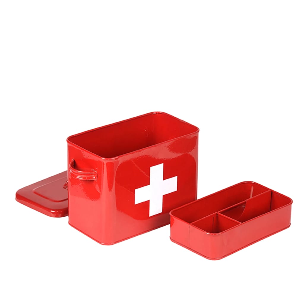 LABEL51 førstehjælpskasse 30x14x21 cm rød