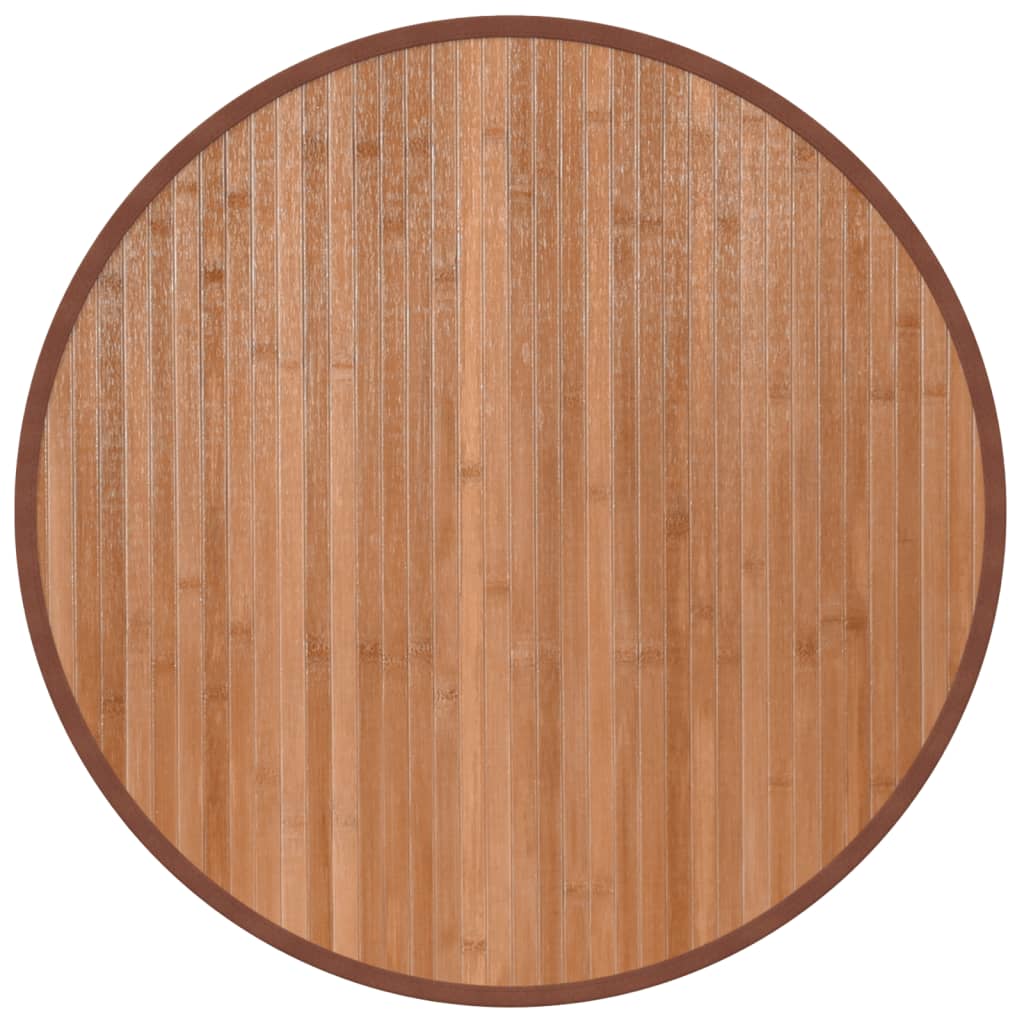 vidaXL gulvtæppe 60 cm bambus naturfarvet