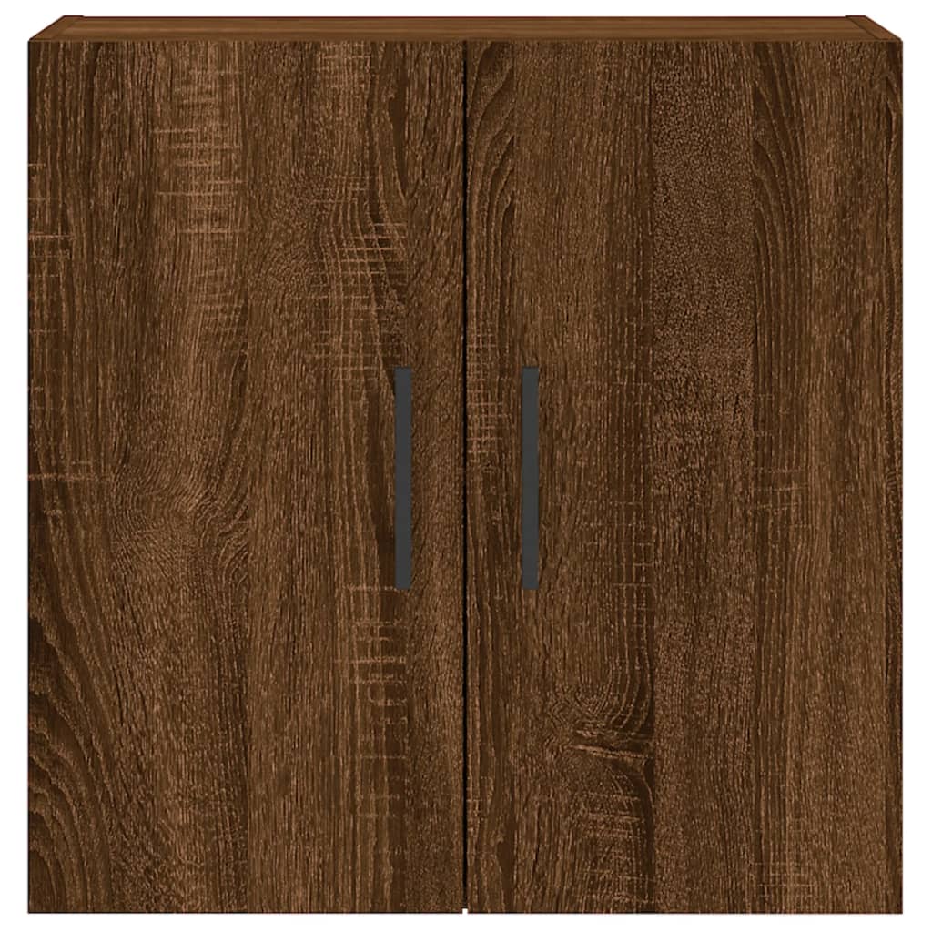 vidaXL vægskab 60x31x60 cm konstrueret træ brun egetræsfarve