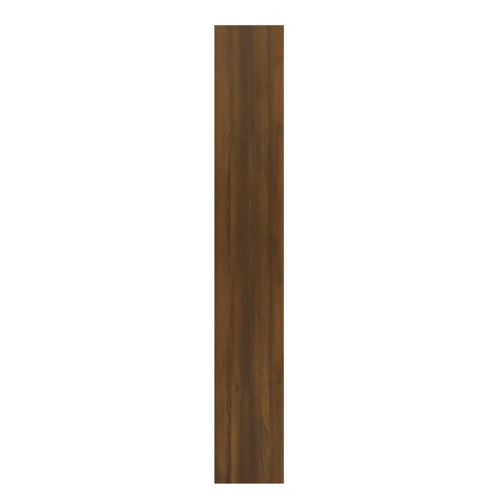 vidaXL bogreol/rumdeler 40x30x198cm brun egetræ