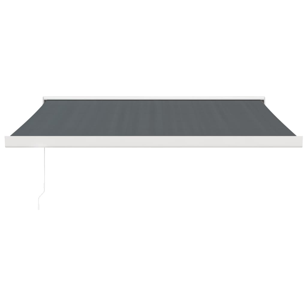 vidaXL foldemarkise 3,5x2,5 m stof og aluminium antracitgrå