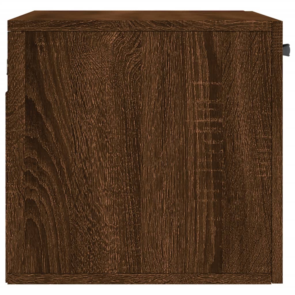 vidaXL vægskab 60x36,5x35 cm konstrueret træ brun egetræsfarve