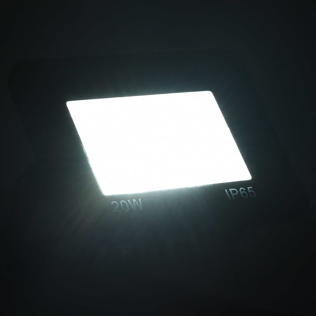 vidaXL LED-projektører 2 stk. 20 W koldt hvidt lys
