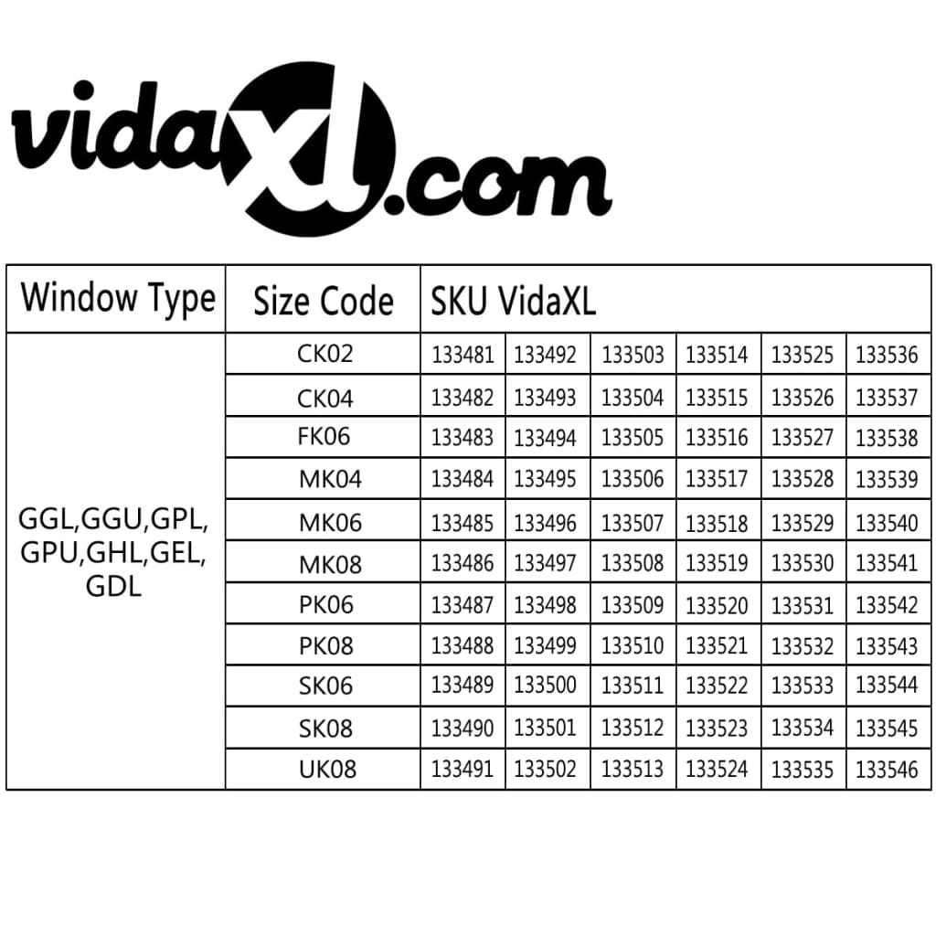 vidaXL mørklægningsgardin SK06 hvid