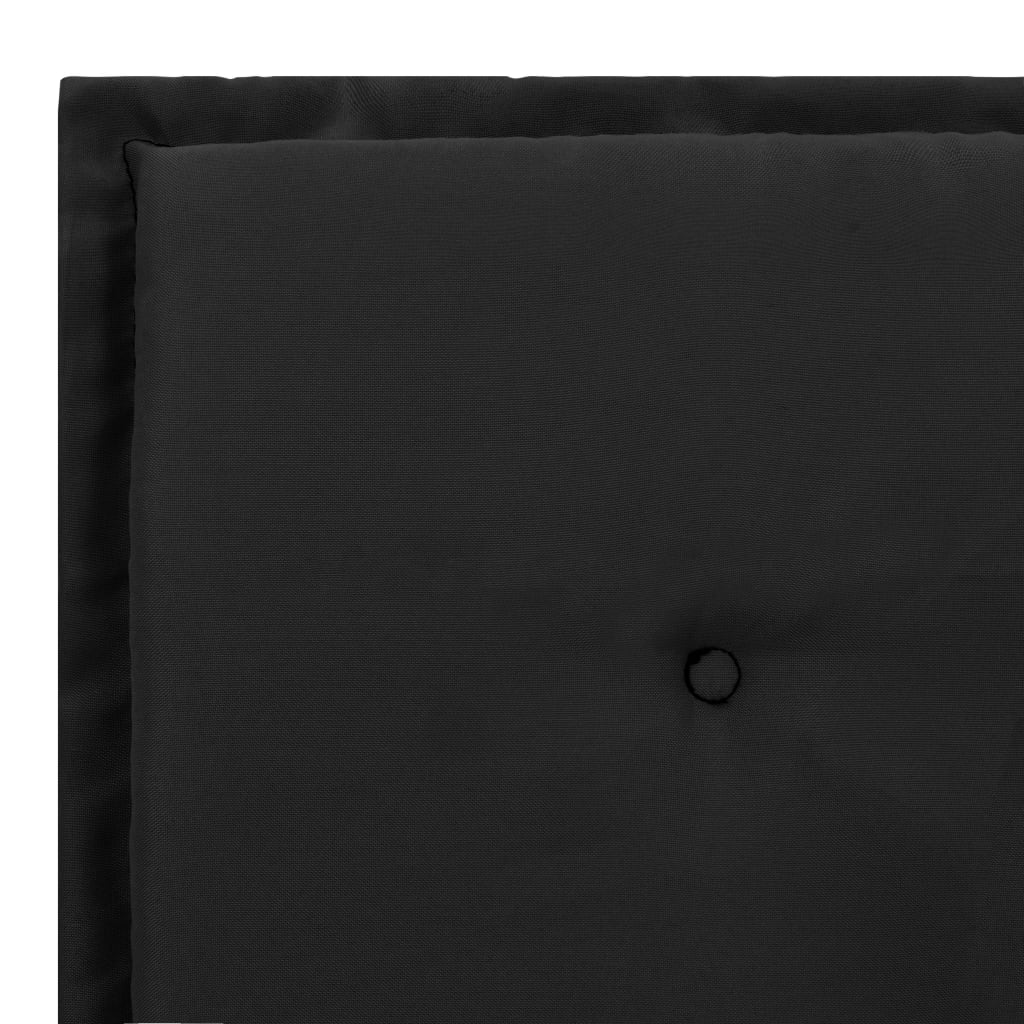 vidaXL hynder til havestole 2 stk. 50x50x3 cm stof sort og grå