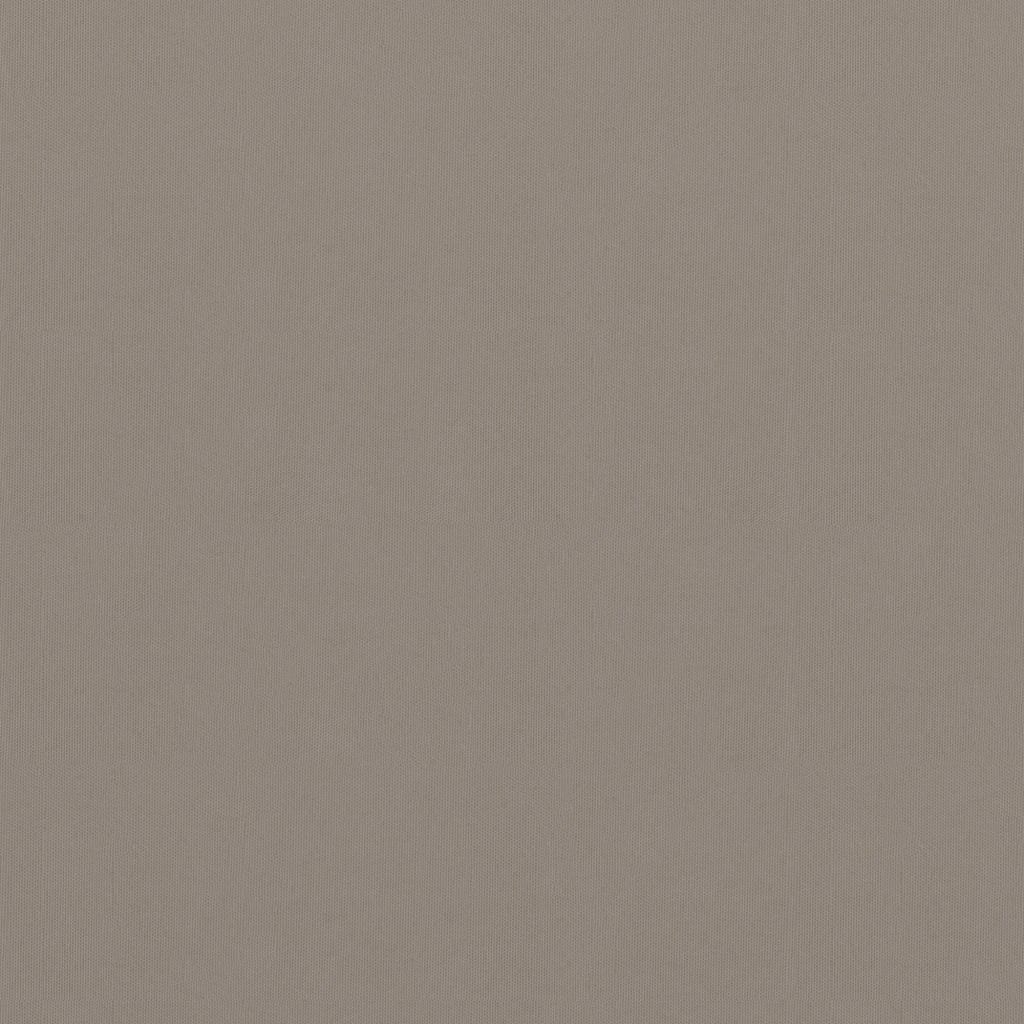 vidaXL altanafskærmning 75x500 cm oxfordstof gråbrun
