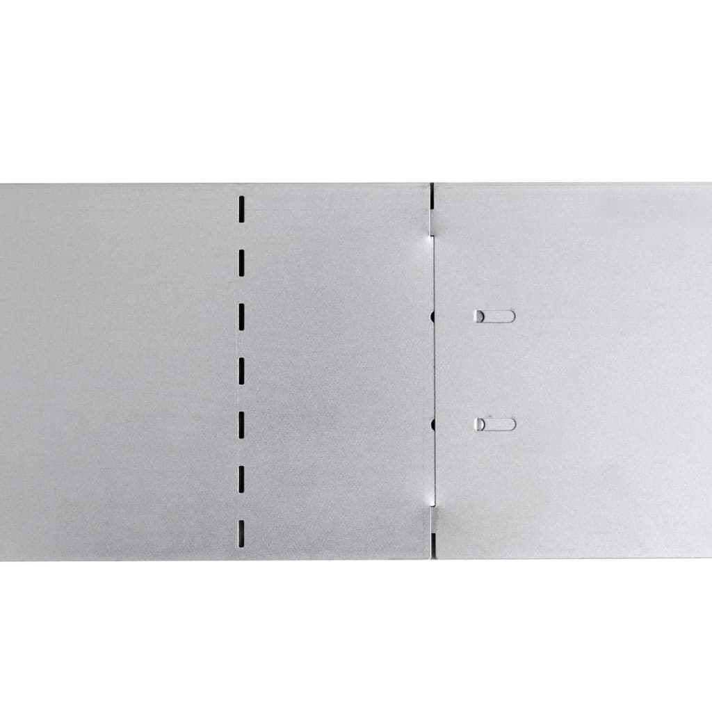 vidaXL fleksibel bedkant 20 stk. 100x14 cm galvaniseret stål