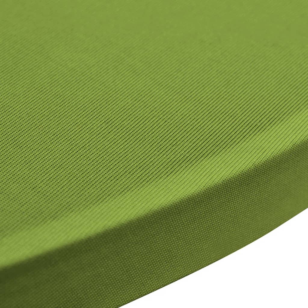 vidaXL bordovertræk i stretch 2 stk. 80 cm grøn