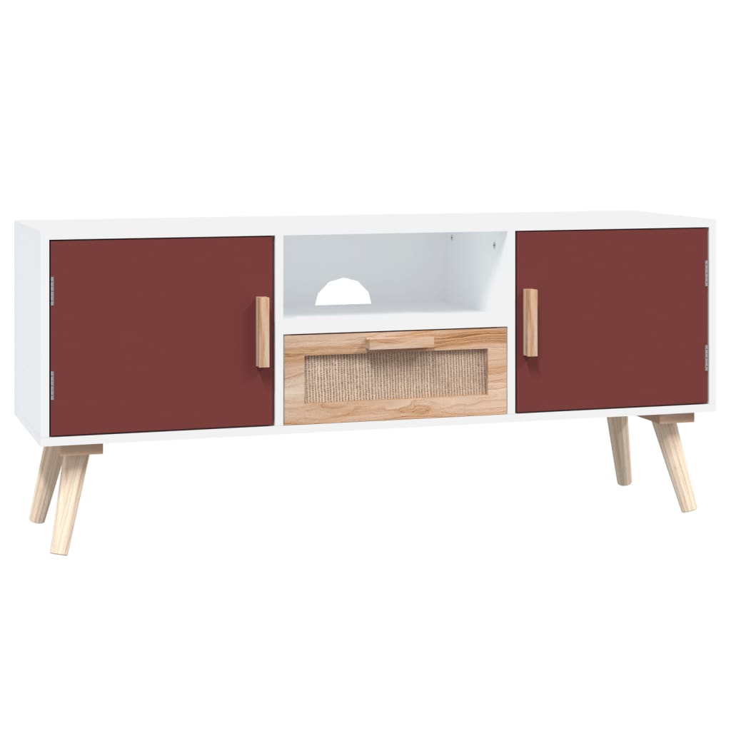 vidaXL tv-bord med låger 105x30x45 cm konstrueret træ