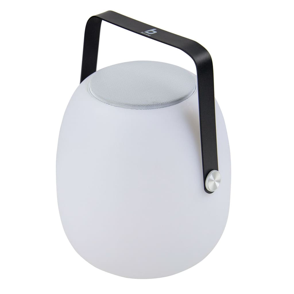 Bo-Camp LED-bordlampe med Bluetooth-højttaler Wade hvid og sort