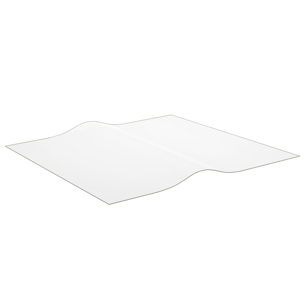 vidaXL bordbeskytter 80x80 cm 1,6 mm PVC mat