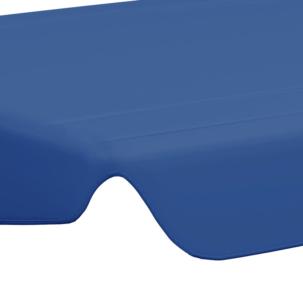 vidaXL udskiftelig baldakin til gyngesofa 188/168x110/145 cm blå