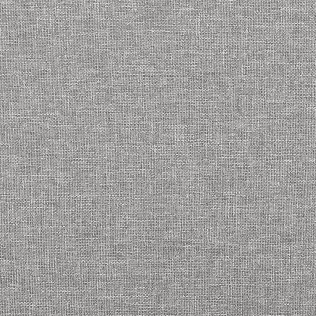 vidaXL kontinentalseng med madras 200x200 cm stof lysegrå