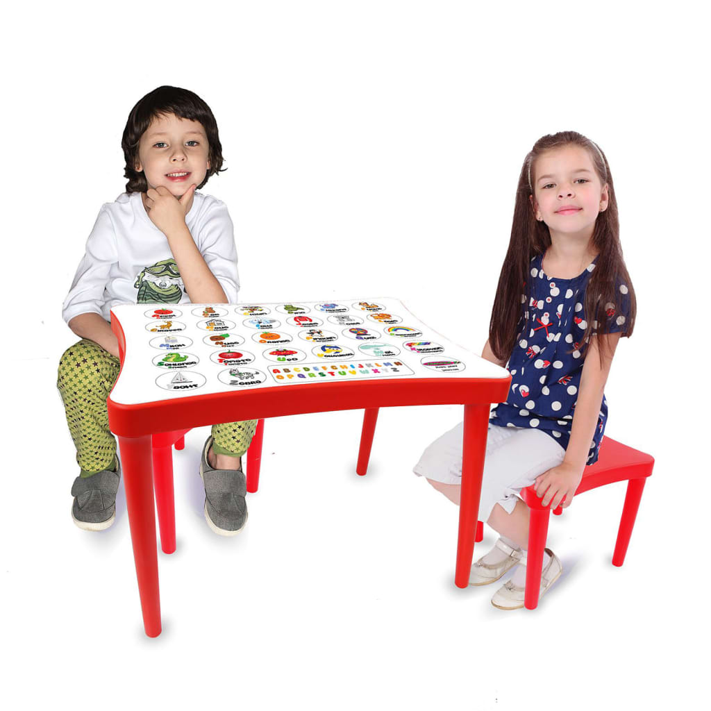 JAMARA bordsæt til børn 3 dele Easy Learning rød