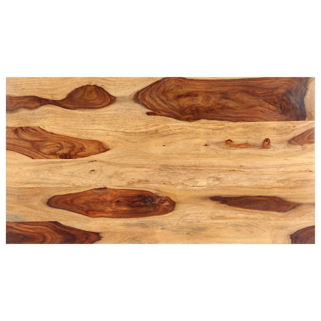 vidaXL spisebord 118 x 60 x 76 cm massivt sheeshamtræ