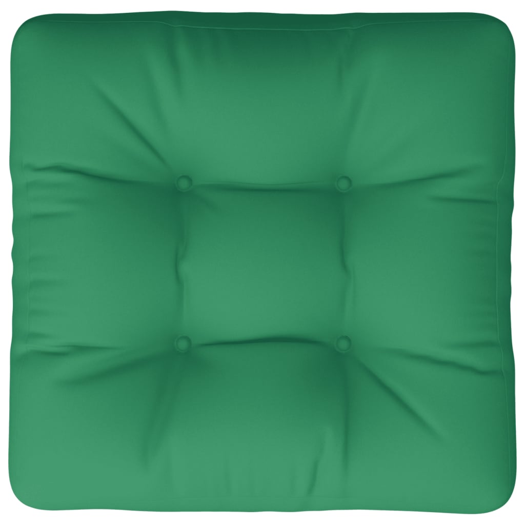 vidaxL pallehynde 60x60x12 cm stof grøn