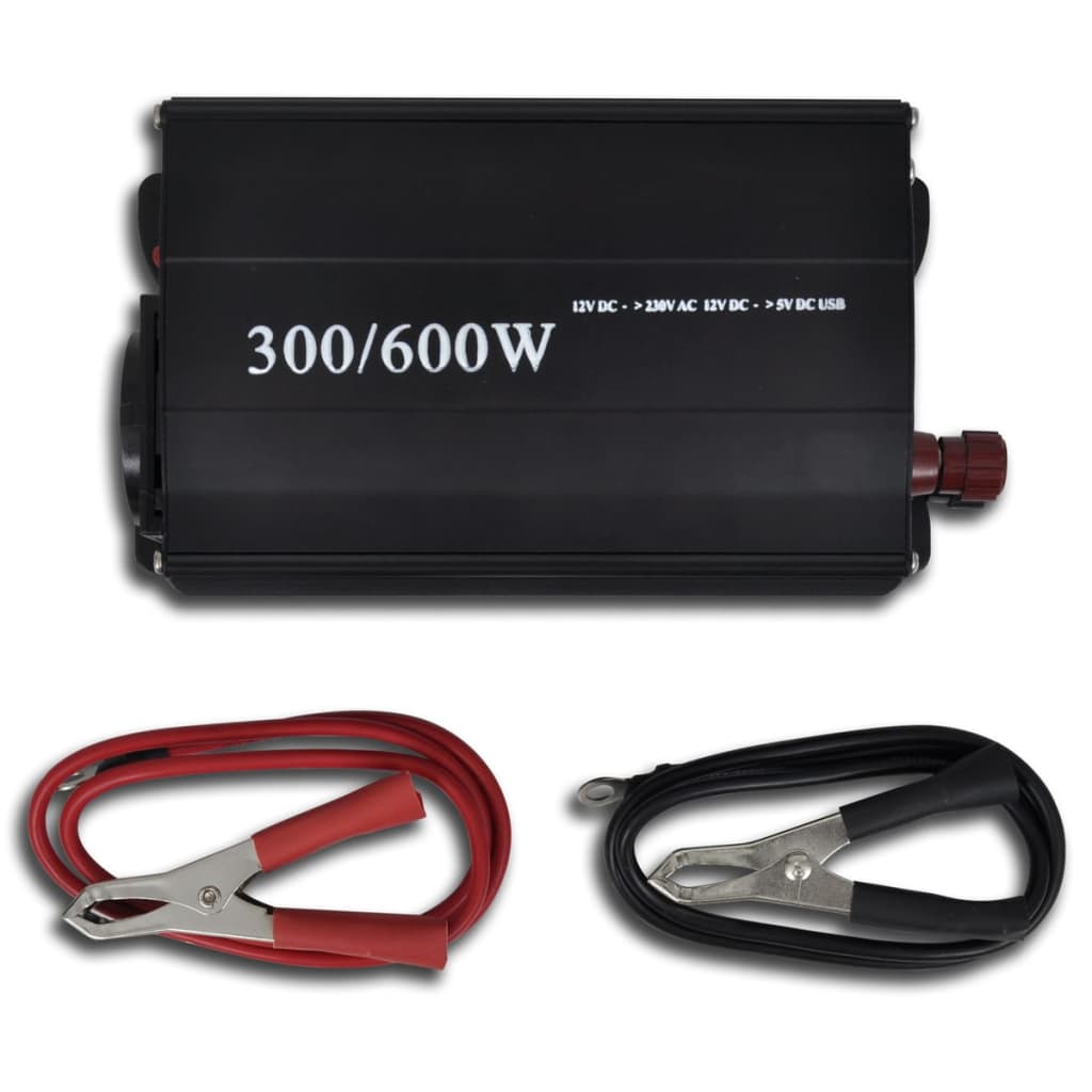 Spændingskonverter 300-600 W med USB