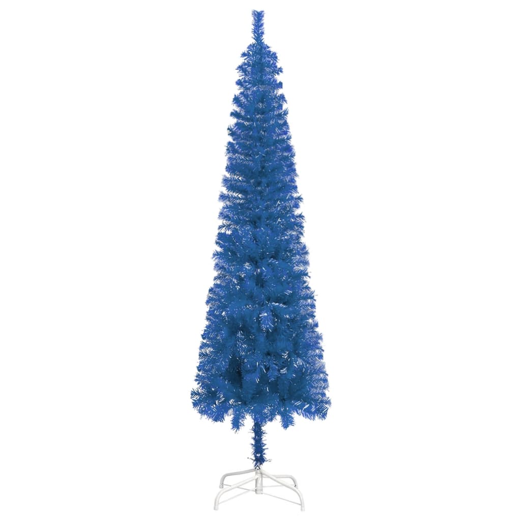 vidaXL smalt juletræ 120 cm blå