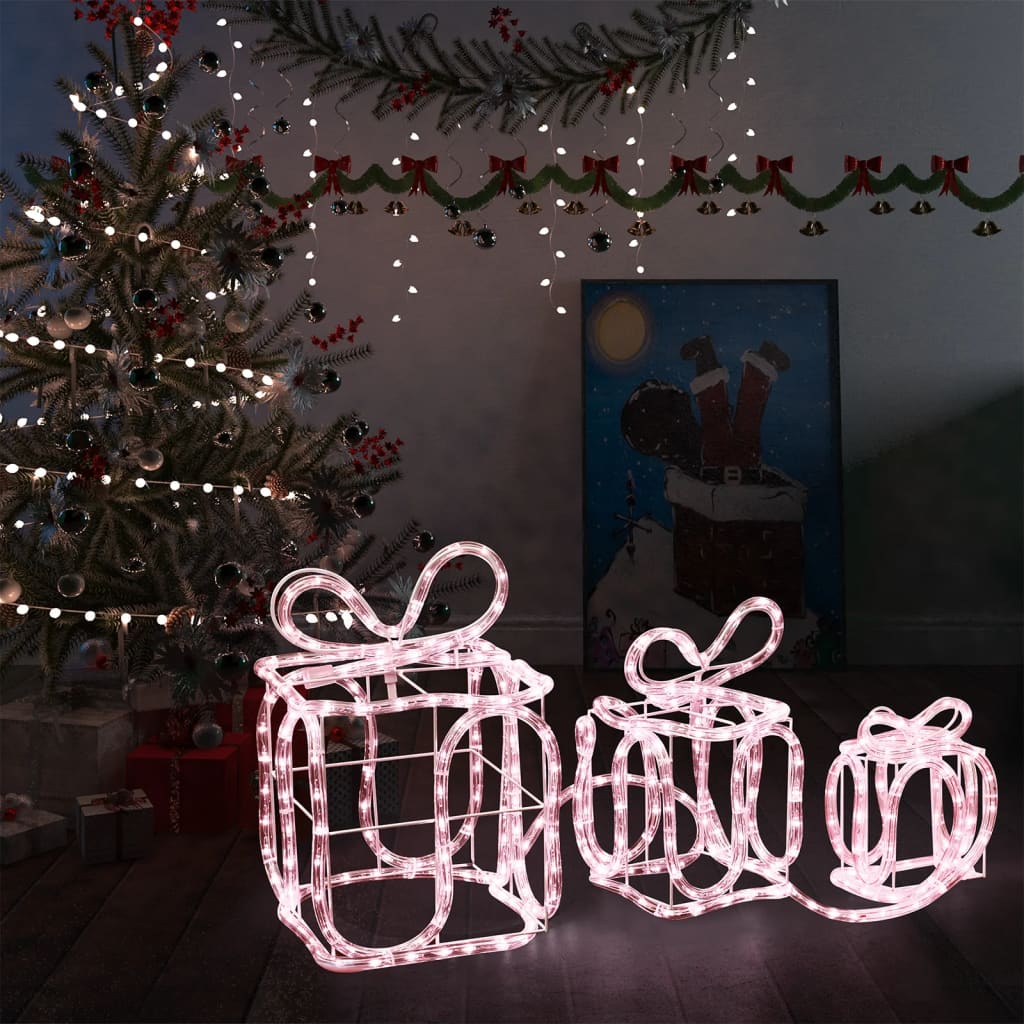 vidaXL julegaver med 180 LED'er til indendørs- og udendørsbrug