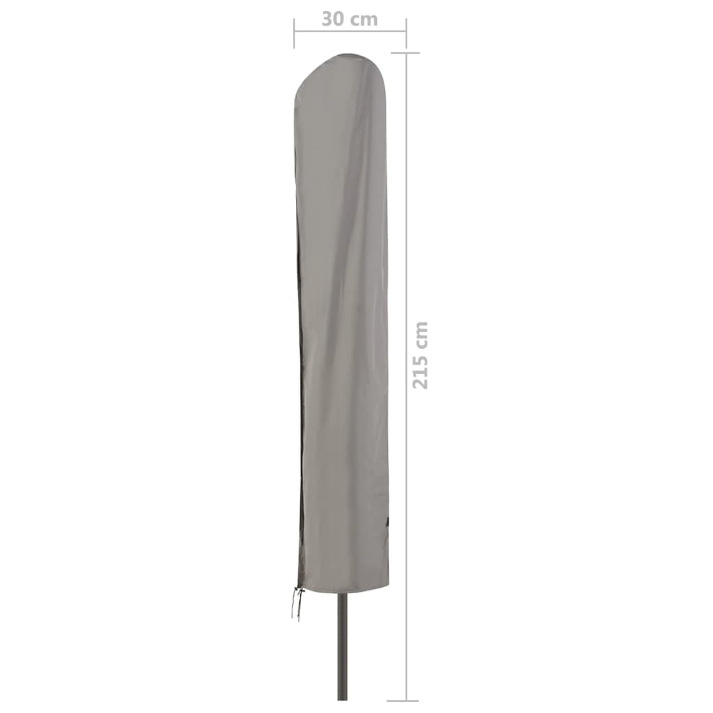 Madison parasolovertræk 215x30 cm grå