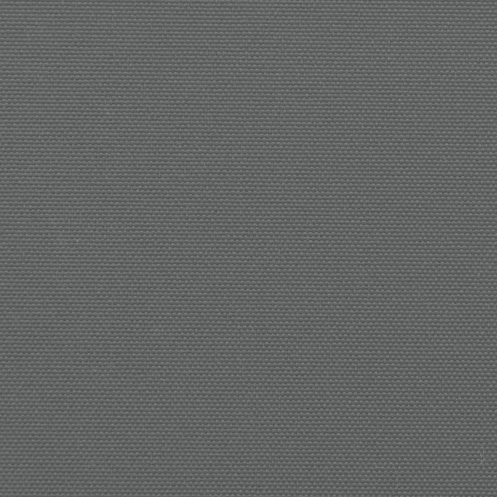 vidaXL sammenrullelig sidemarkise 140x1200 cm antracitgrå