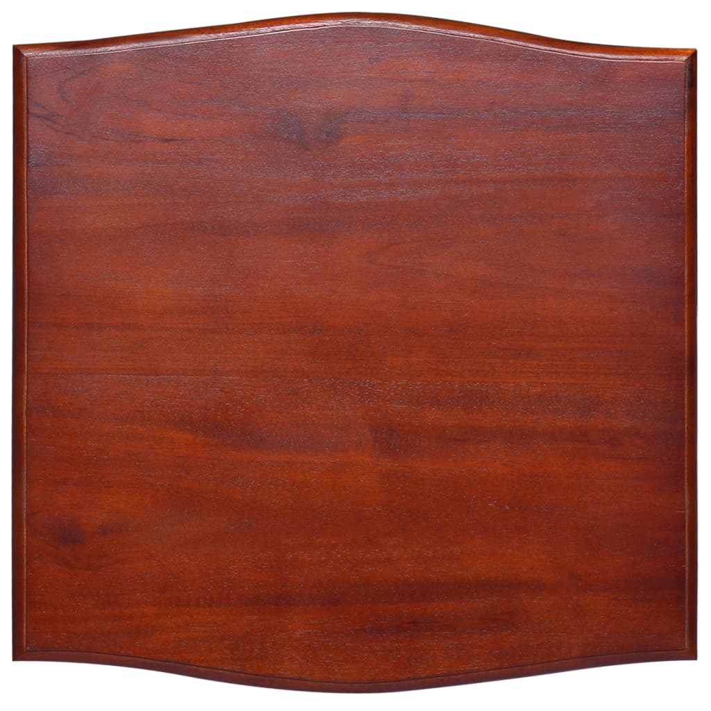 vidaXL sengeskab massivt mahognitræ klassisk brun