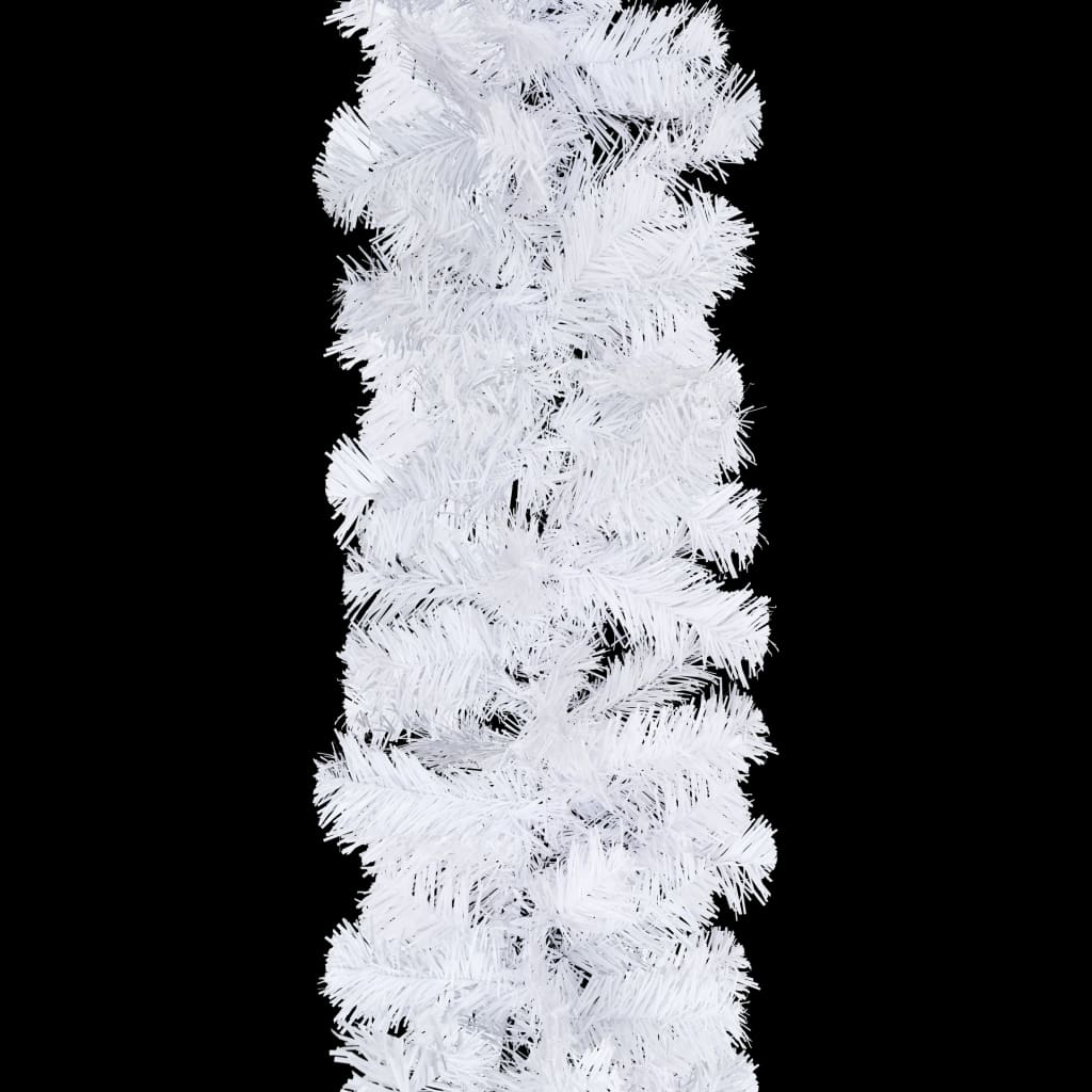 vidaXL juleguirlander 4 stk. 270 cm PVC hvid