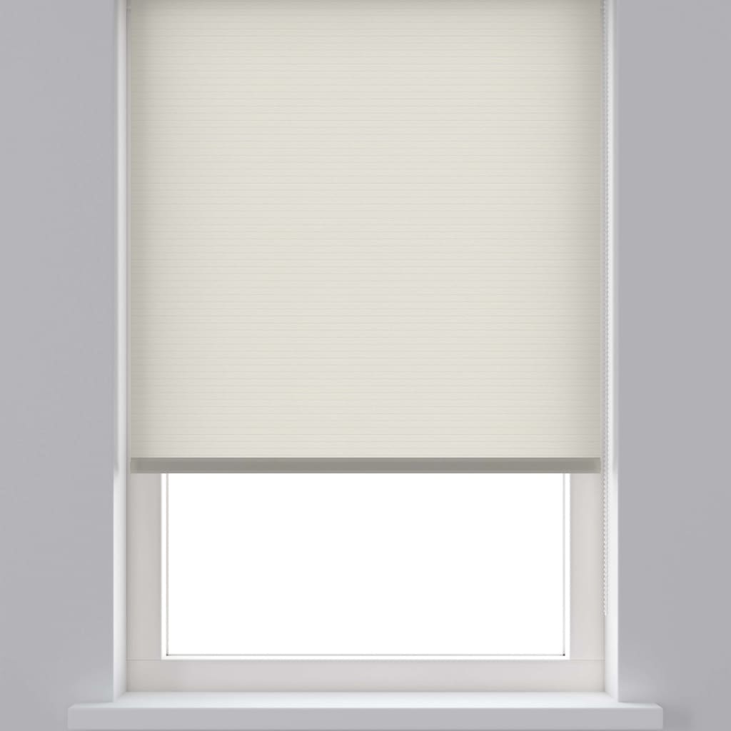 Decosol rullegardin hvid med mønster 60 x 190 cm
