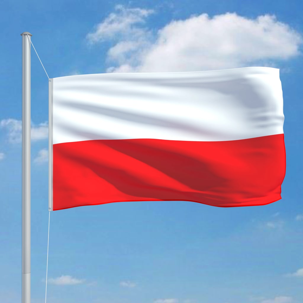 vidaXL polsk flag 90x150 cm